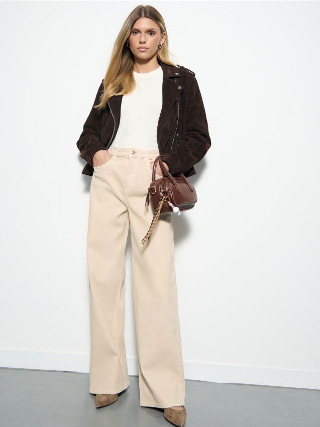 Blugi wide leg