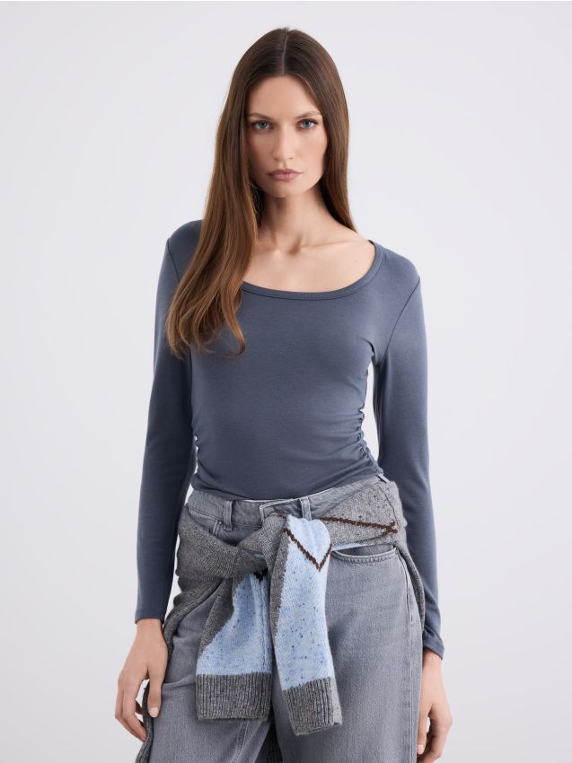 Bluza od mješavine liocelnih vlakana