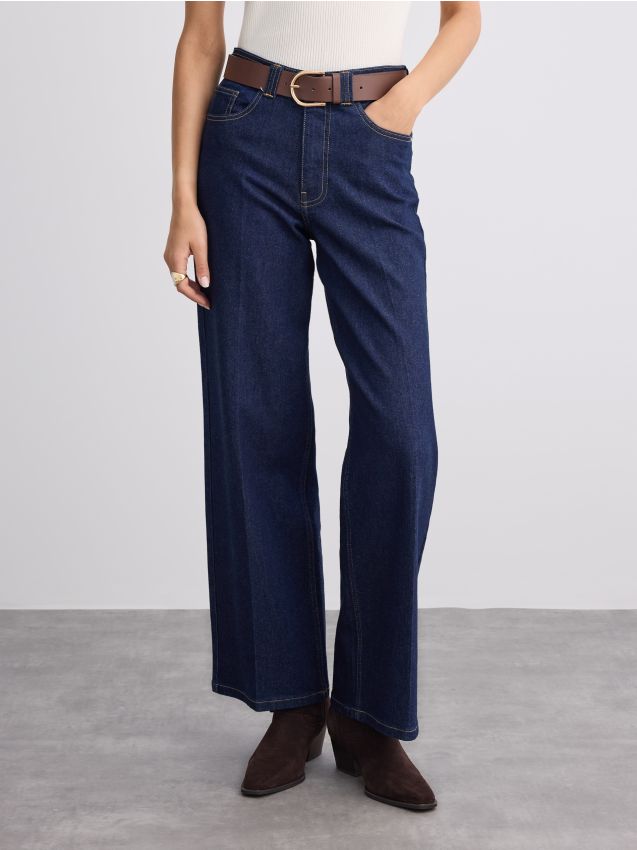 Blugi wide leg