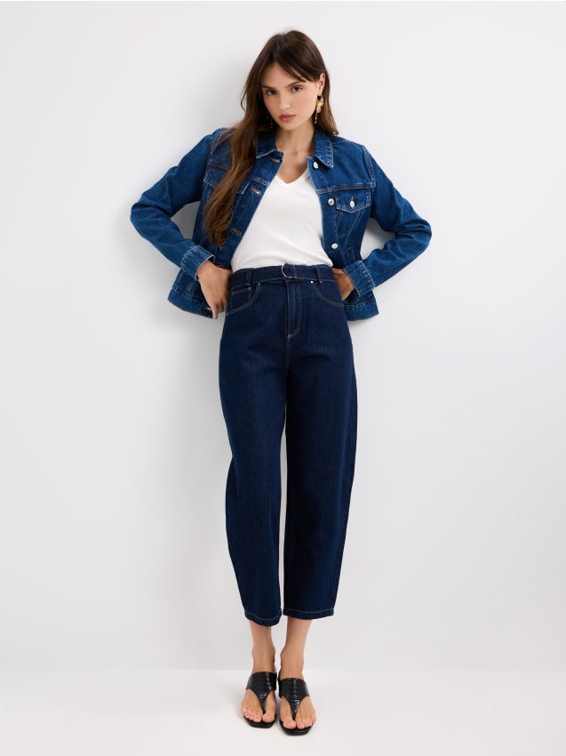 Mohito - Дънки с колан - нави