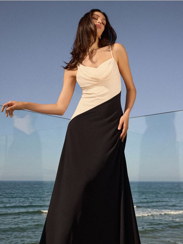 Rochie midi cu bretele