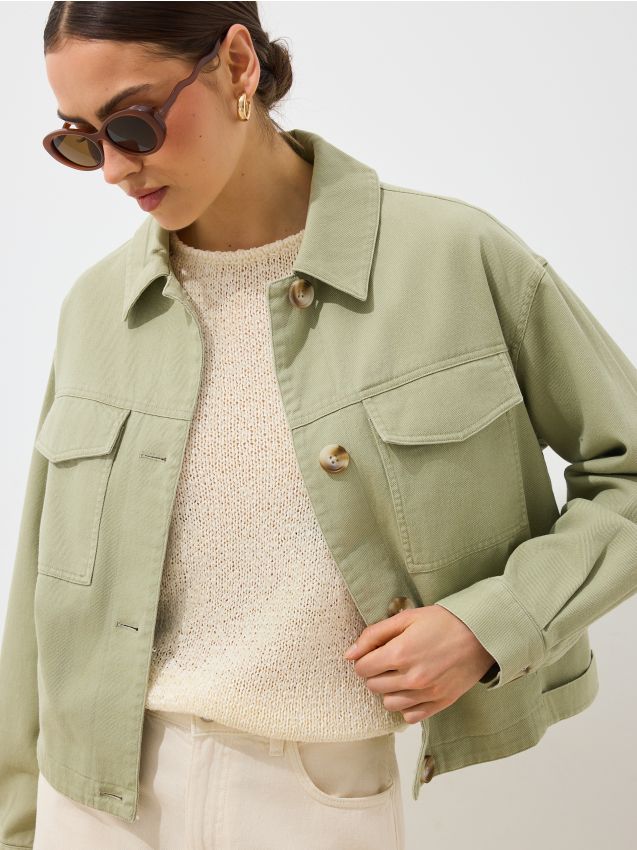 Mohito - Пролетно яке - маслинено зелено