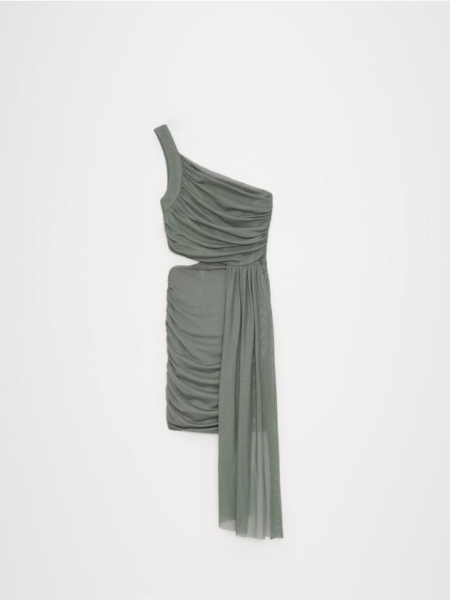 Rochie mini elegantă cu un umăr