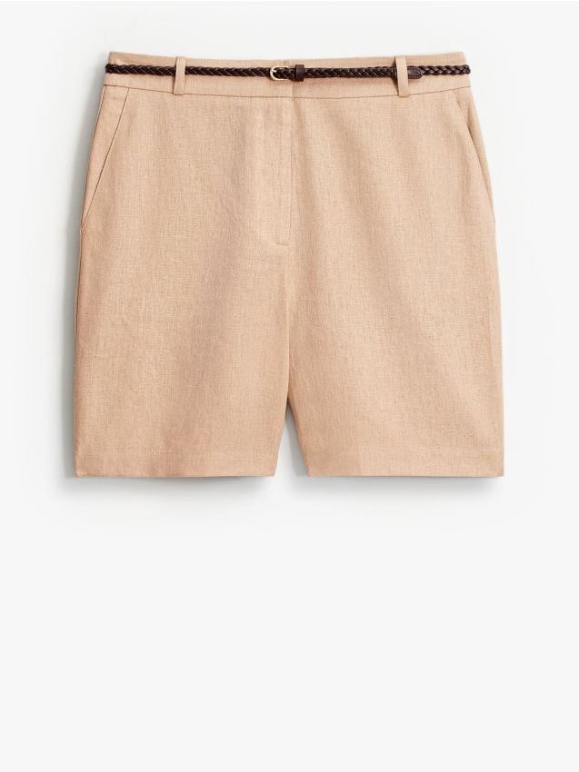 Mohito - Shorts mit Gürtel - Schwarz