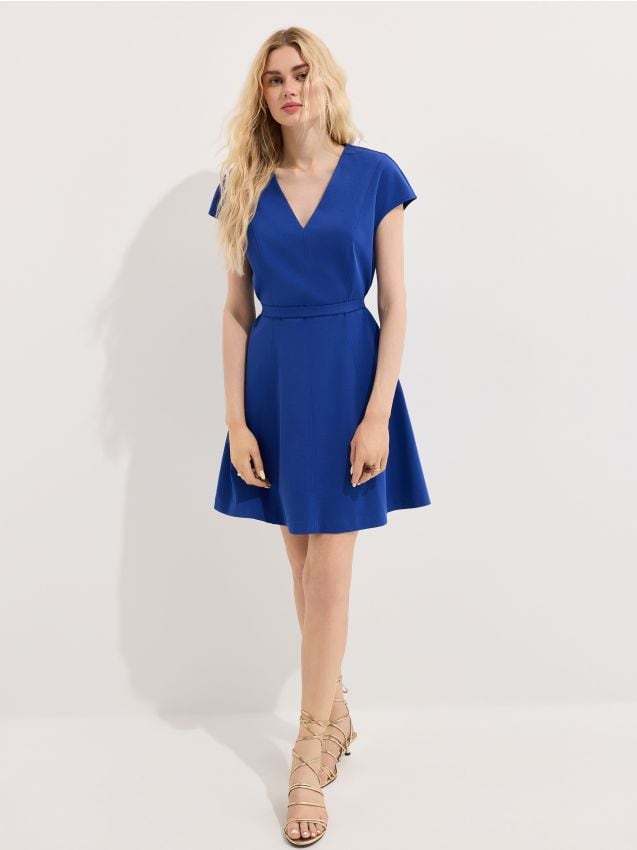 Mohito - Клоширана мини рокля - син