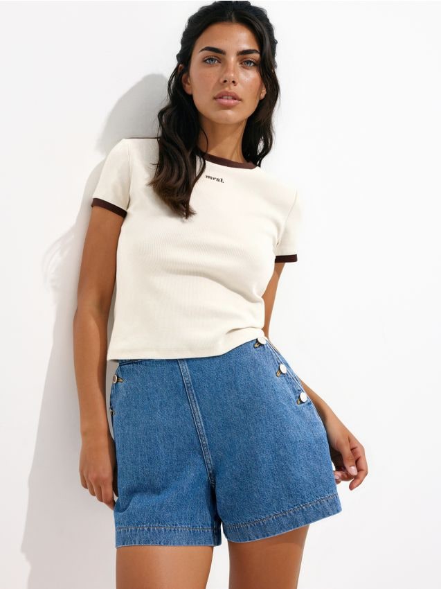 Mohito - Дънкови къси панталони - син