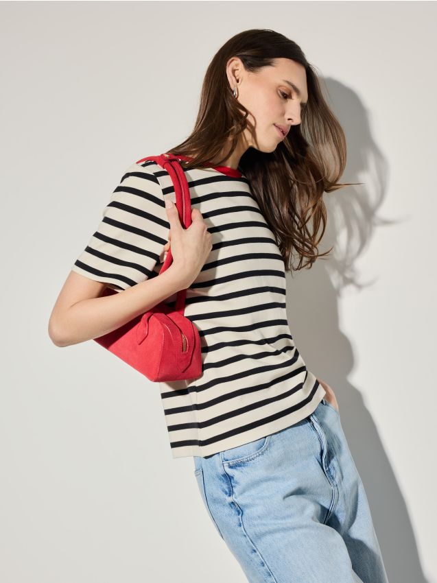 Mohito - Памучна тениска - черен