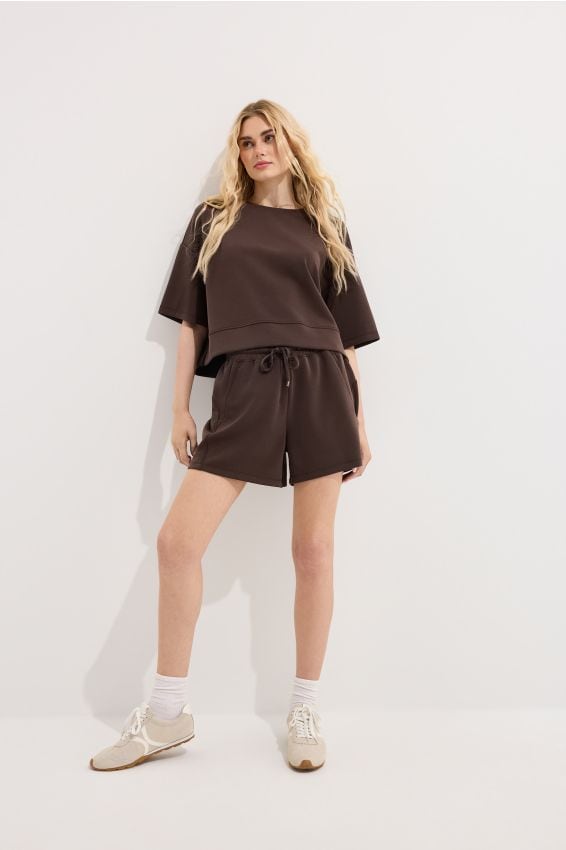 Mohito - Къси панталони - тъмно кафяво