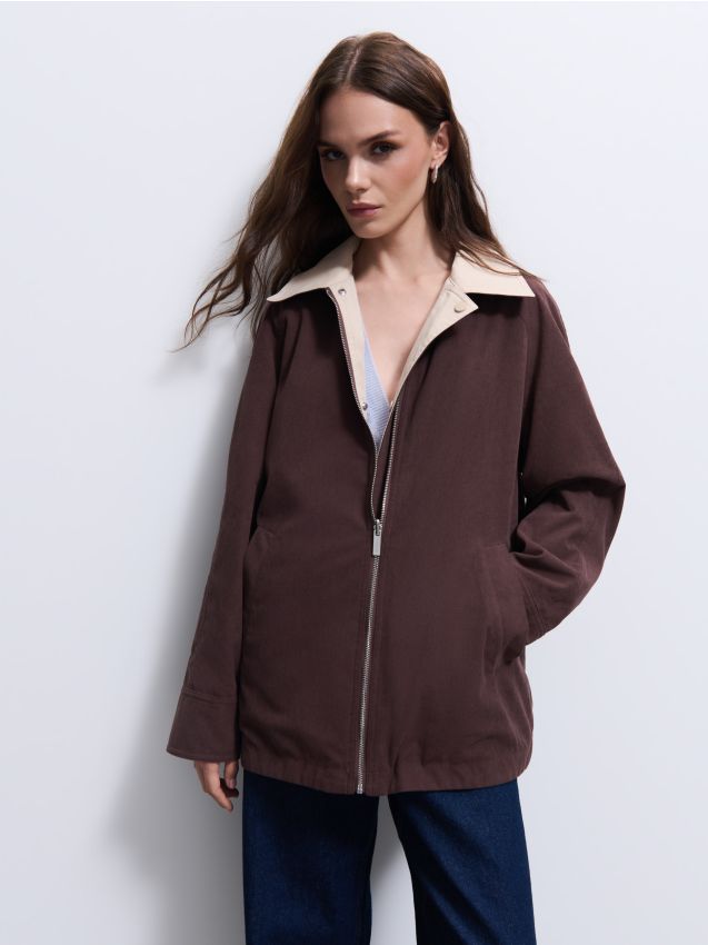 Mohito - Двулицево яке - бежово