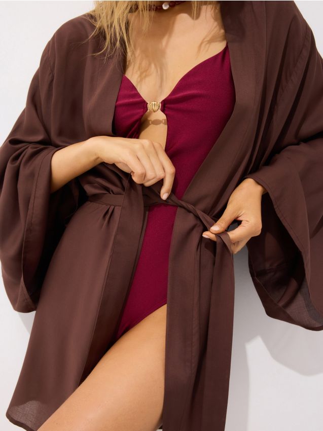 Mohito - Пончо - тъмно кафяво