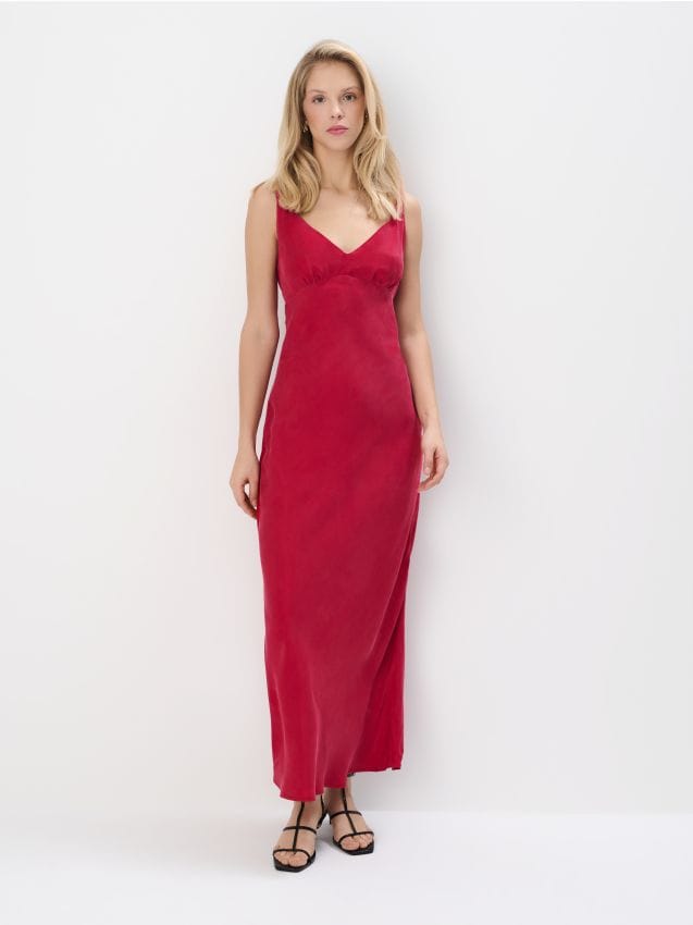 Rochie midi cu bretele