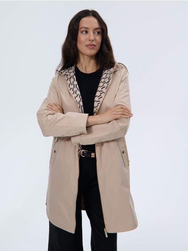 Mohito - Яке тип парка с качулка - бежово