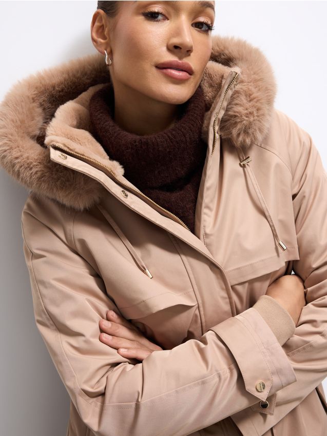 koko Pikowana zielona kurtka oversize Kolor zielony - MOHITO