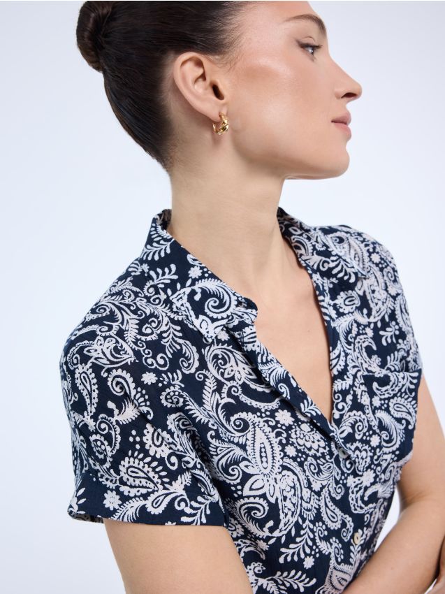 Mohito - Мини рокля тип риза - нави