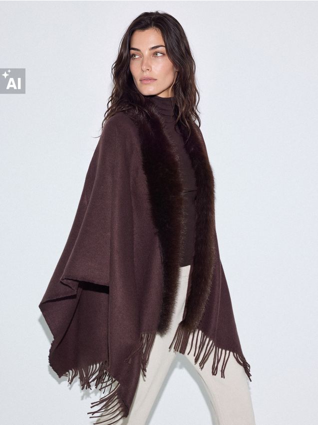 Mohito - LADIES` MUFFLER - tumepruun