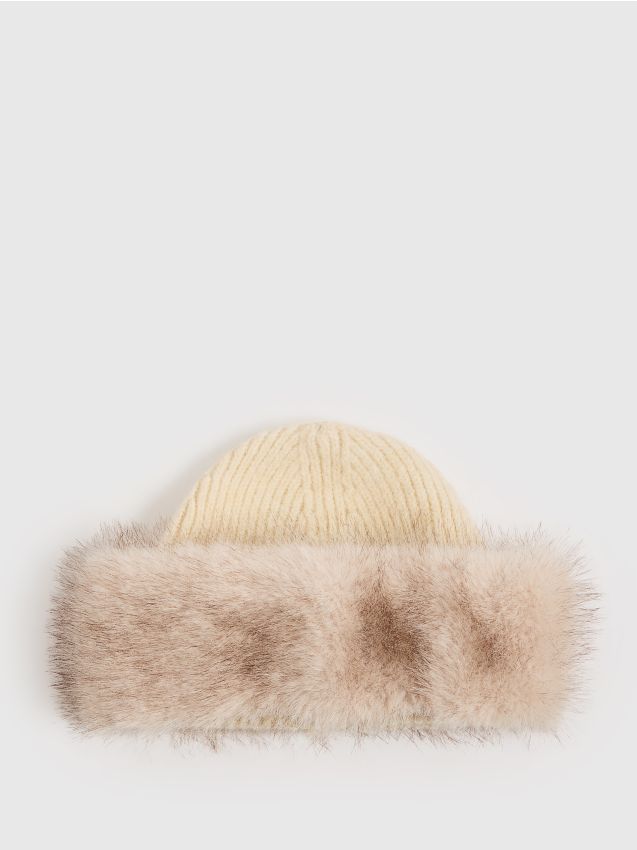 Mohito - Шапка beanie - кремaво