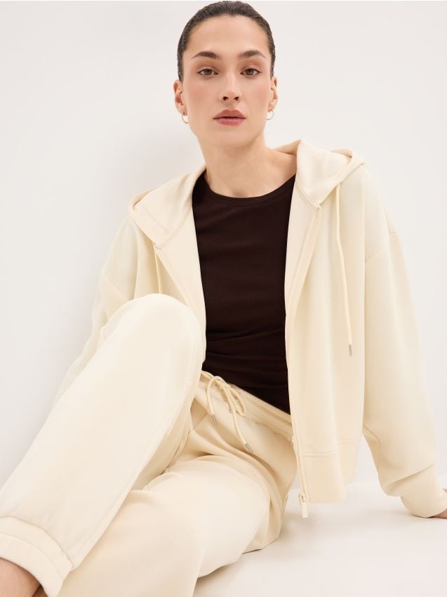 Mohito - Суитшърт с цип - жълто