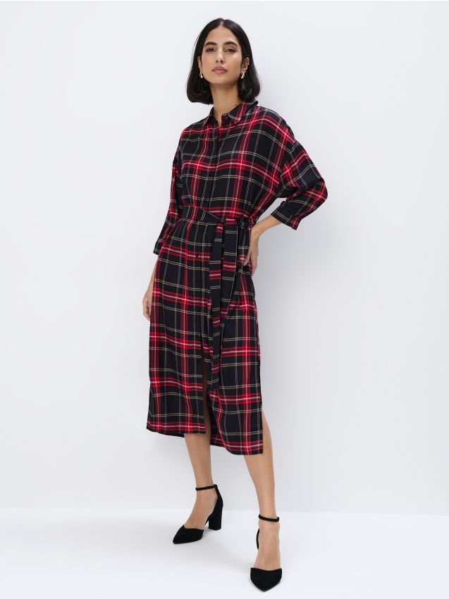 Rochie midi din viscoză