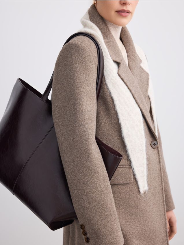 Mohito - Shopper torba - mahagonija