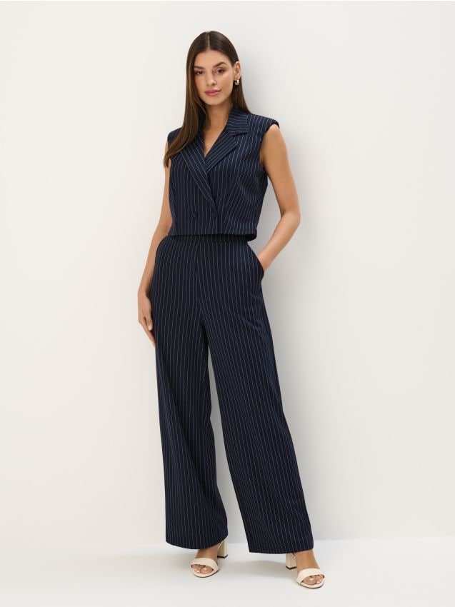 Pantaloni wide leg