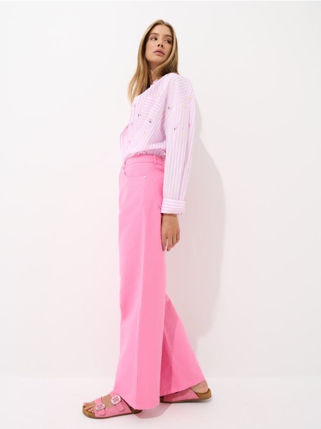Blugi wide leg