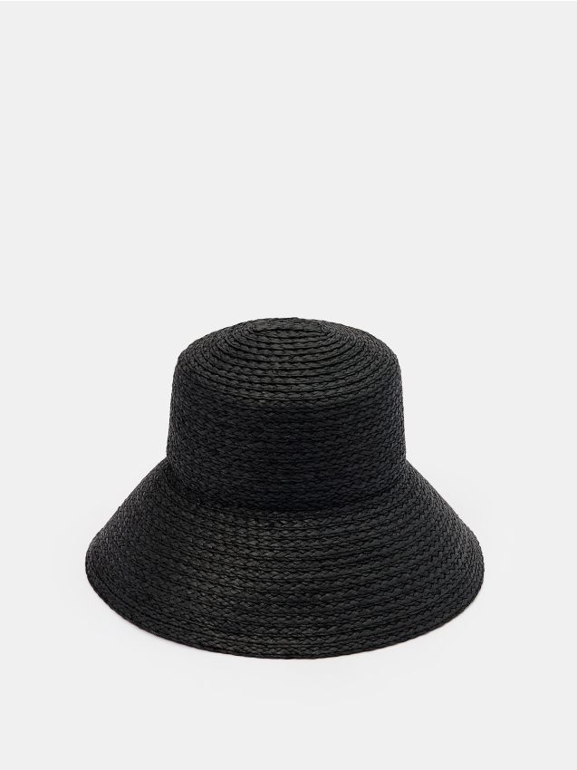 【OPEN YY】TWO-SIDED LOGO BUCKET HAT BLACK TWO-SIDED LOGO BUCKET HAT, BLACK