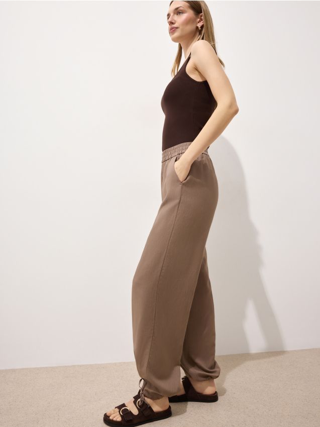 Mohito - Панталон wide leg - кафяво