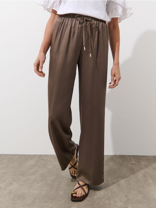 Pantaloni din viscoză