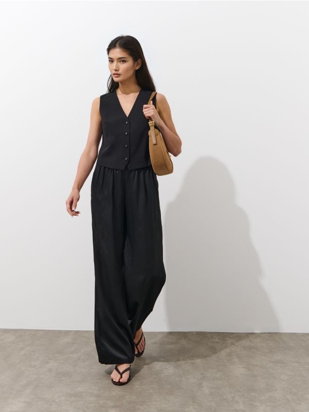 Pantaloni din viscoză