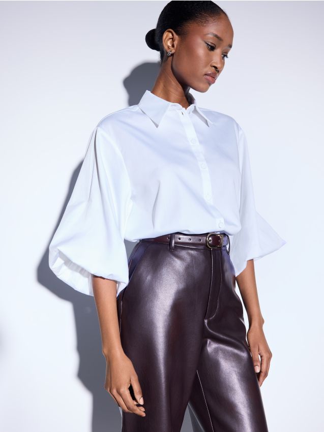 Cămașă cu mâneci bufante