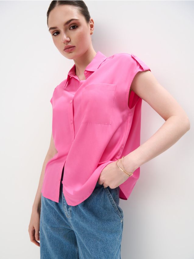 Cămașă cu conținut ridicat de viscoză