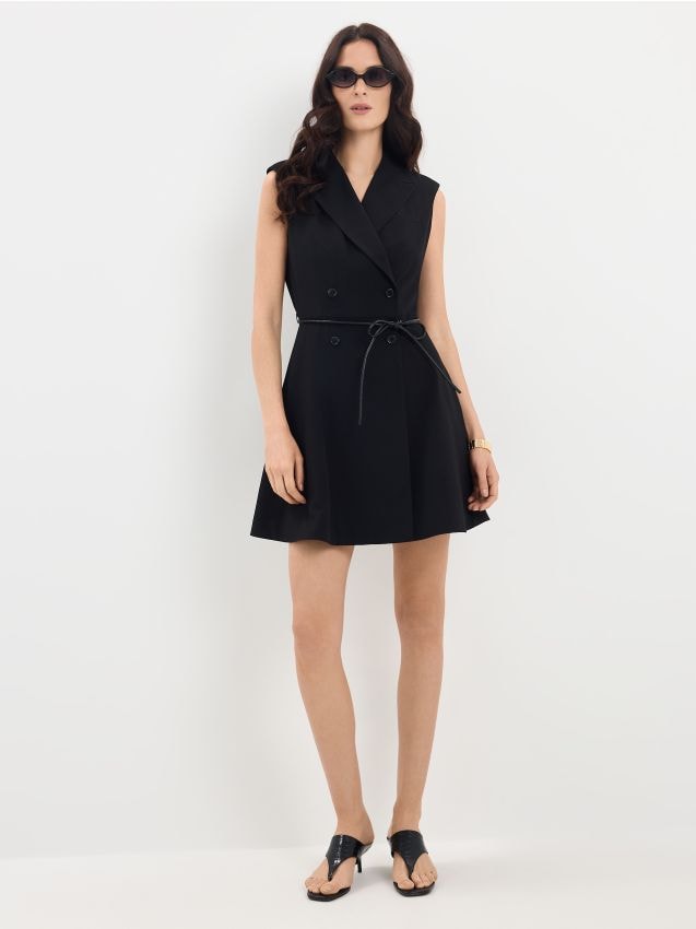 Rochie mini cu curea