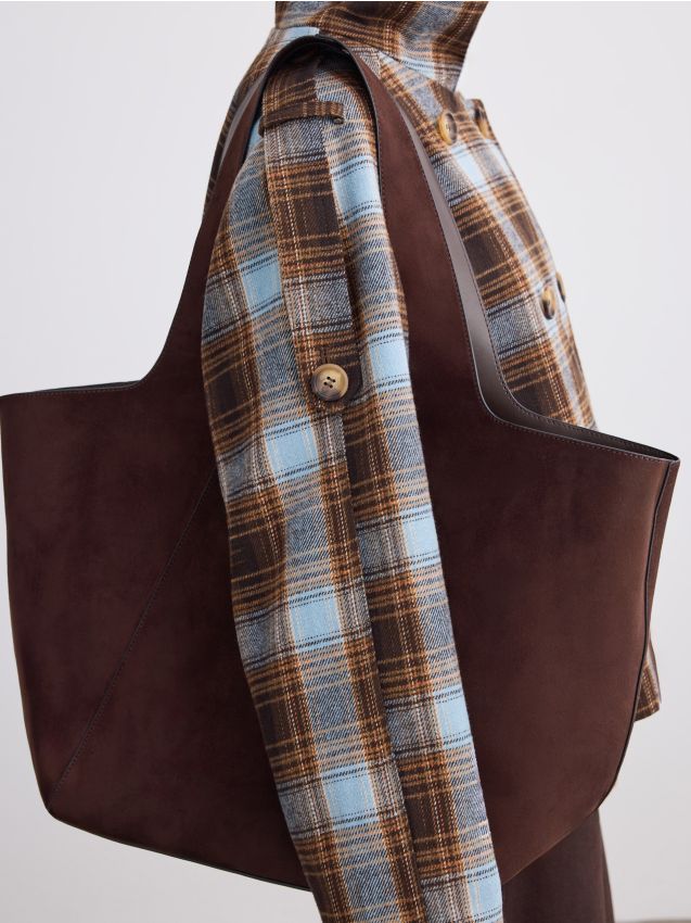 Mohito - Shopper torba - tamno smeđa