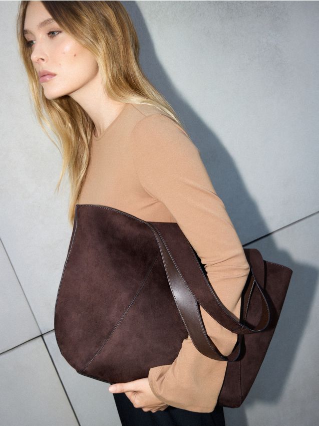Mohito - Shopper torba - tamno smeđa