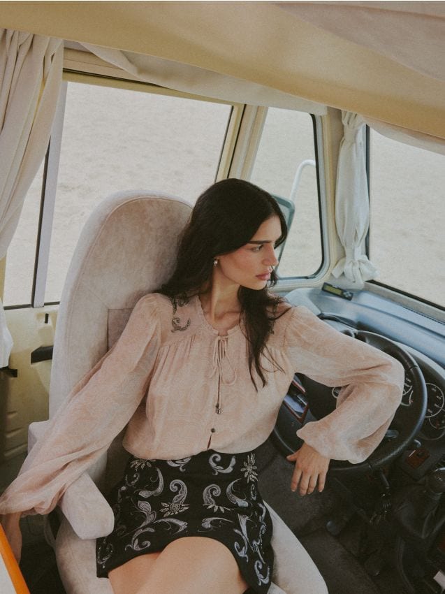 Mohito - Мини пола - черен