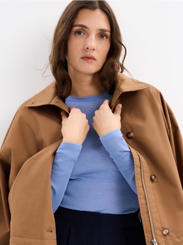 Mohito - Блуза с дълъг ръкав - син