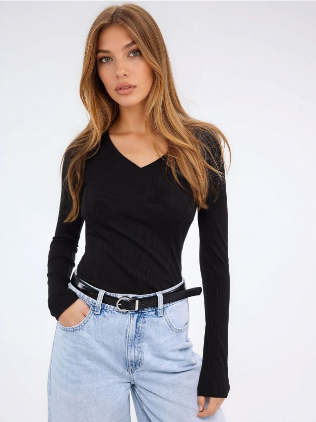 Bluză cu mânecă lungă