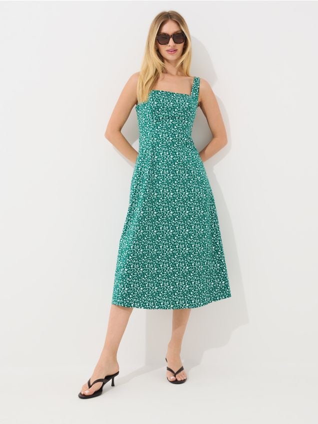Rochie midi cu bretele