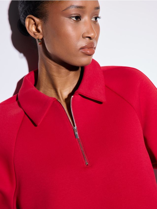 Bluză cu guler de cămașă