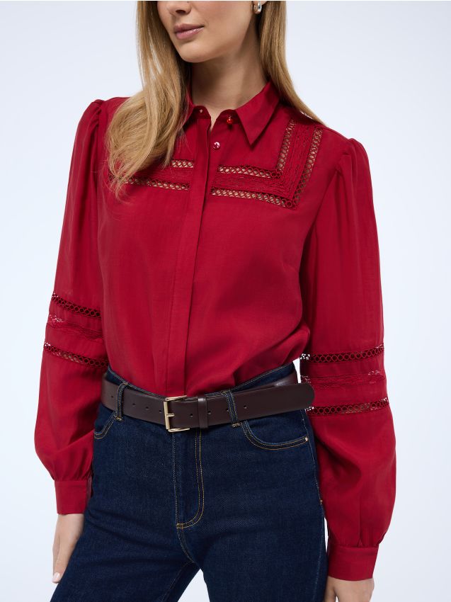 Cămașă din amestec de lyocell