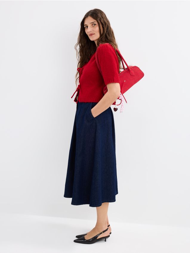 Mohito - Дънкова миди пола - нави