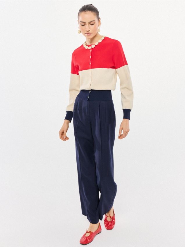 Mohito - Панталон със съдържание на вълна - нави