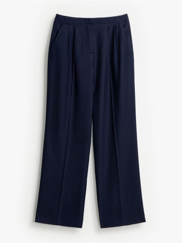 Mohito - Hose aus Wollgemisch - Navy