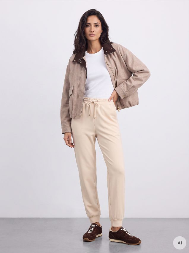 Pantaloni de trening din vâscoză