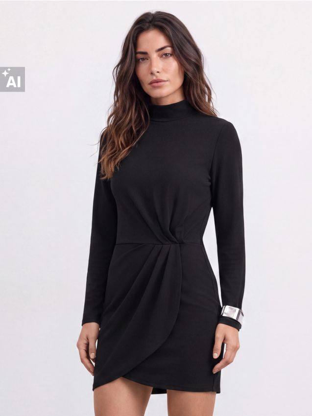 Rochie tricotată mini