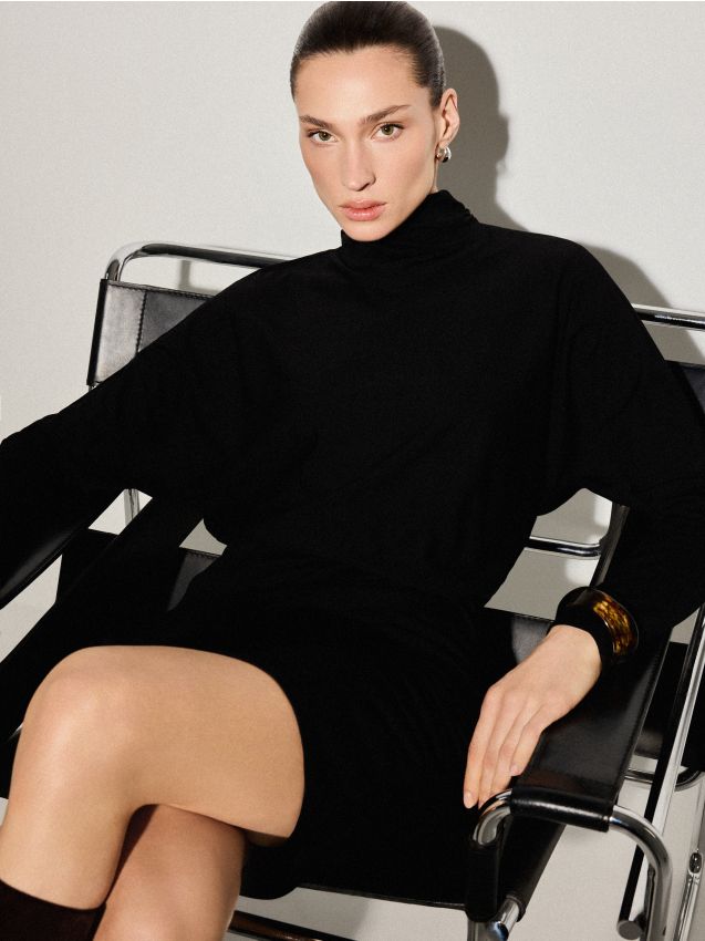 Rochie tricotată mini