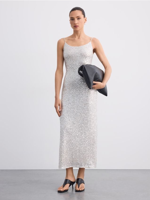 Rochie maxi cu bretele
