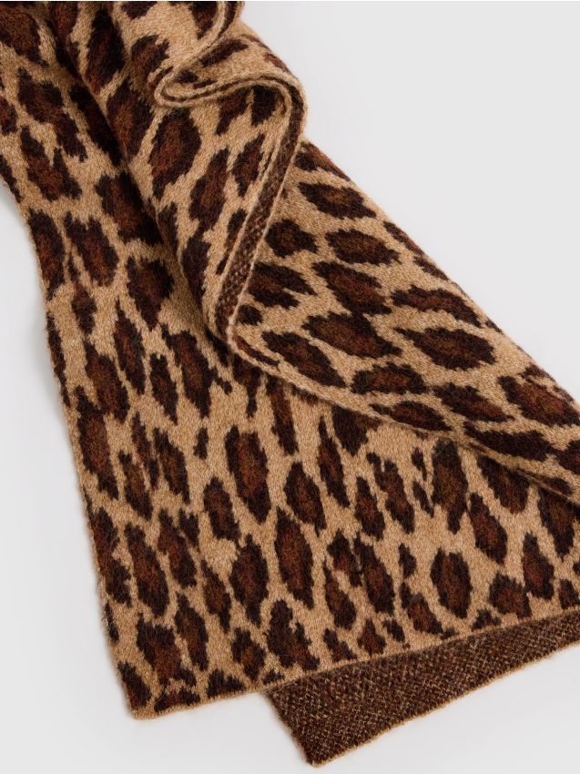 Mohito - Leopardo rašto šalikas - įvairiaspalvė