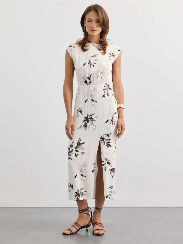Rochie maxi din viscoză