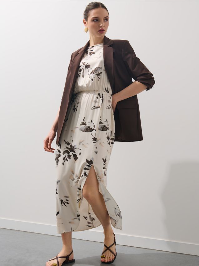 Rochie maxi din viscoză